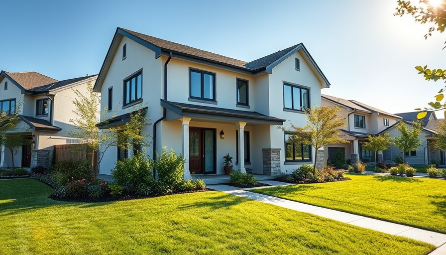 $1 million home with elegant facade and lush lawn
