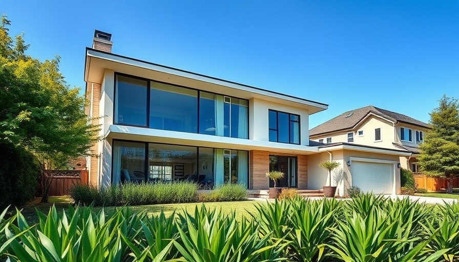 Modern suburban house for sale, showcasing what $1 million buys.