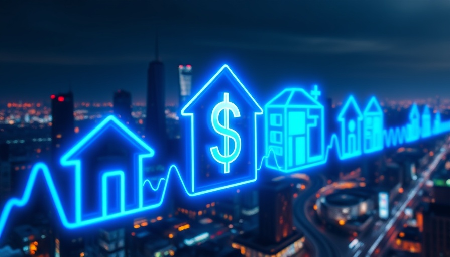Realtor.com property tax appeal with futuristic real estate tech graphics.