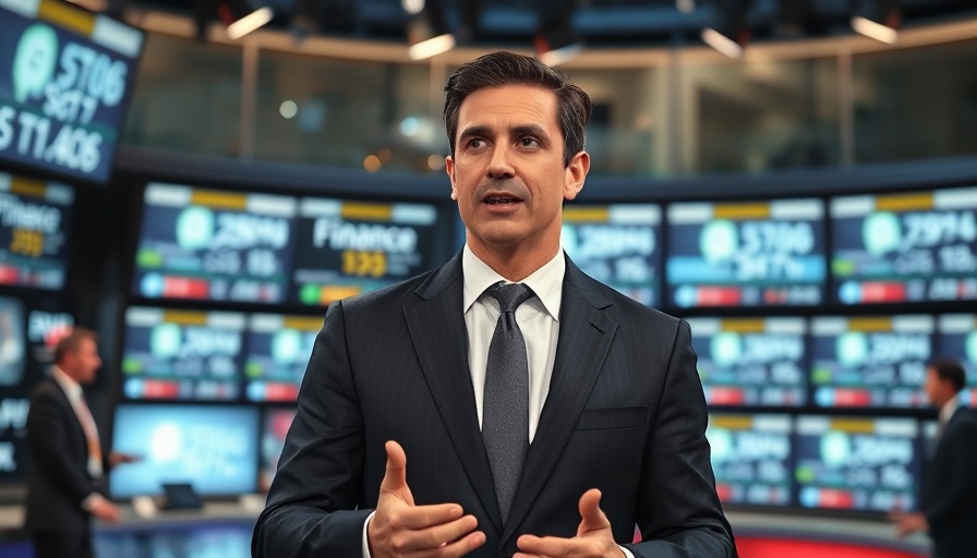 News broadcast discussing mortgage lenders VantageScore 4.0 guidance.