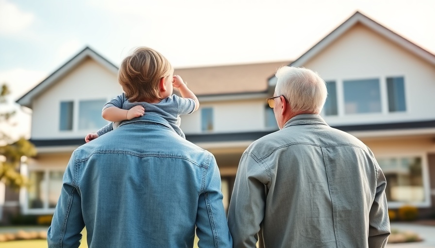 Family viewing home as mortgage rates rise amid economic uncertainty.