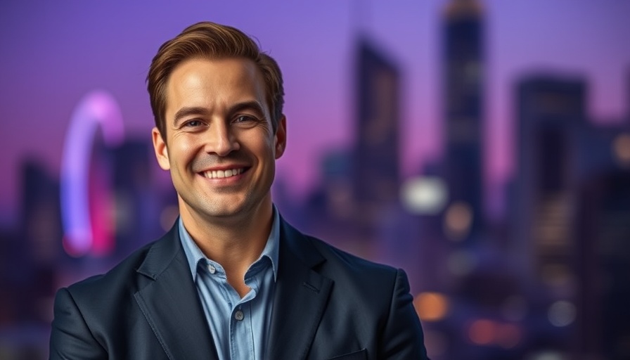 Bobby Murphy at The Agency Boston in a professional portrait with cityscape.