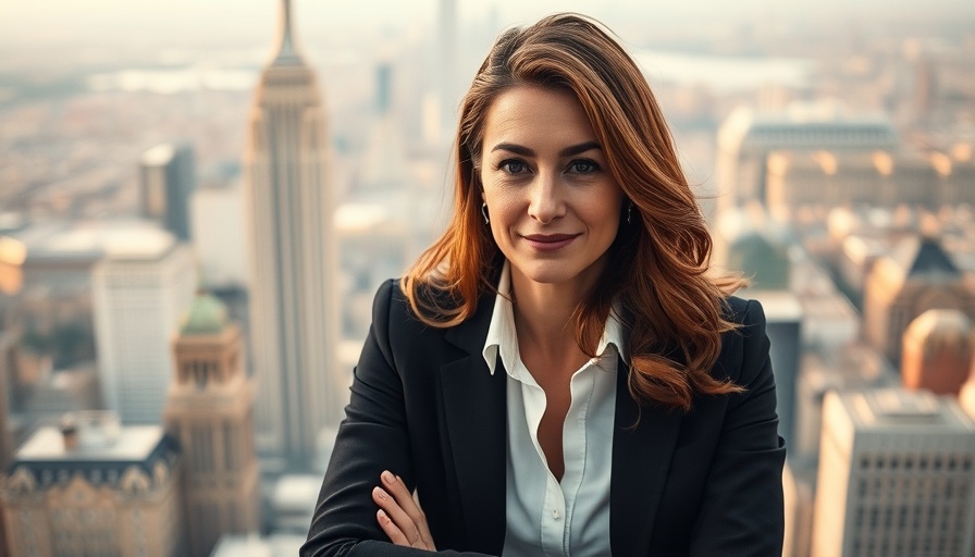 Professional woman in spotlight feature, brokerage acquisition retaining agents context.