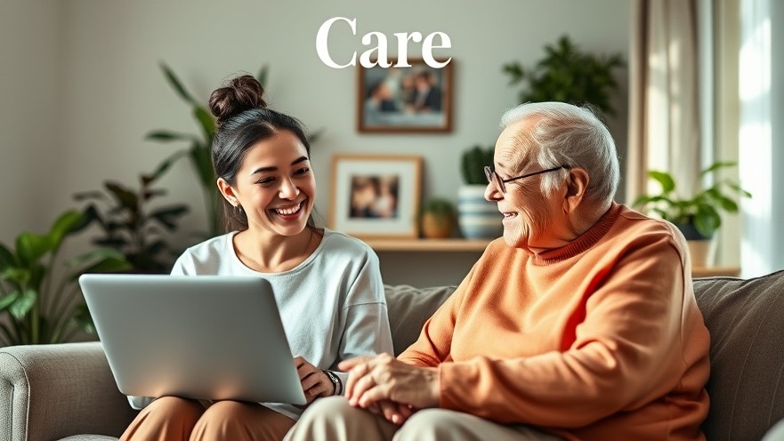Young woman balancing work and caregiving, highlighting support for caregivers.