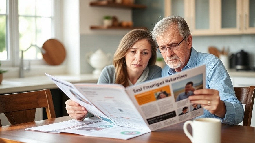Couple reviewing retirement planning strategies amid financial insecurity.