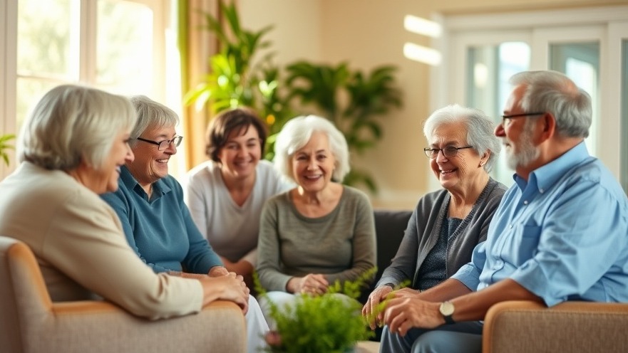 Seniors thriving with personalized care in a bright community space, highlighting affordability in senior care.