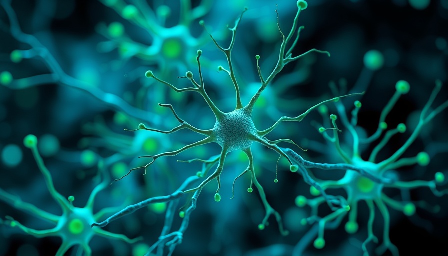 Futuristic neuron visualization for new biomarker for Parkinson's disease.