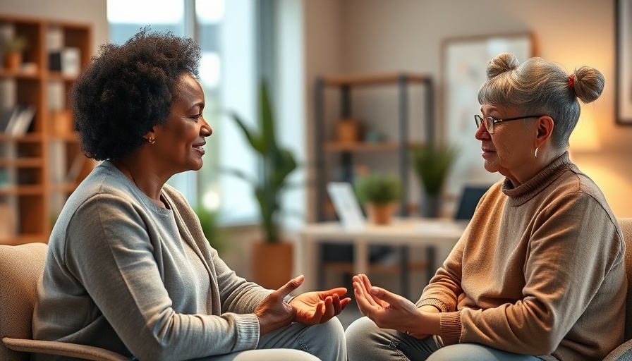 Pain relief with psychologist, engaging consultation scene