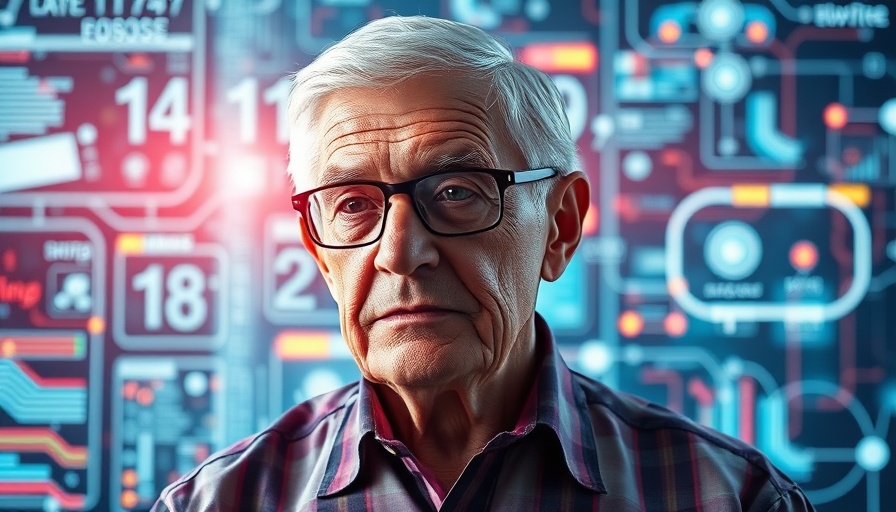 Late-Career Job Losses and Retirement concept, digital art
