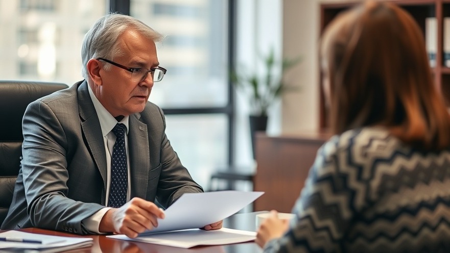 Middle-aged caregiver discussing injury claim and navigating insurance claims.
