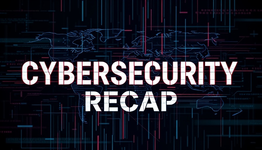 Glitch effect text of 'CYBERSECURITY RECAP' on digital background, related to Oracle EBS Zero-Day Exploitation.
