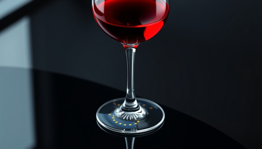 Wine glass with EU flag, linked to APT29 GRAPELOADER Malware.