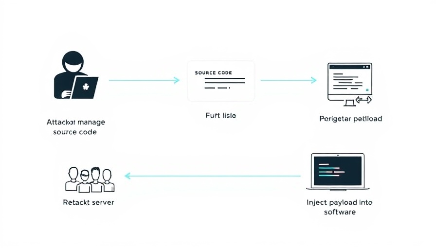 Diagram illustrating Lazarus Group cyber attacks process