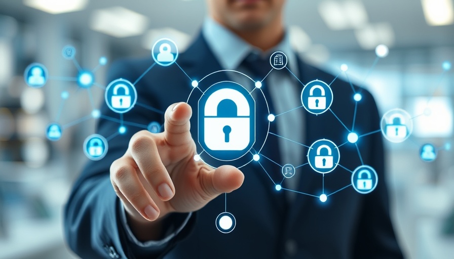 Futuristic display illustrating AI in cybersecurity interaction