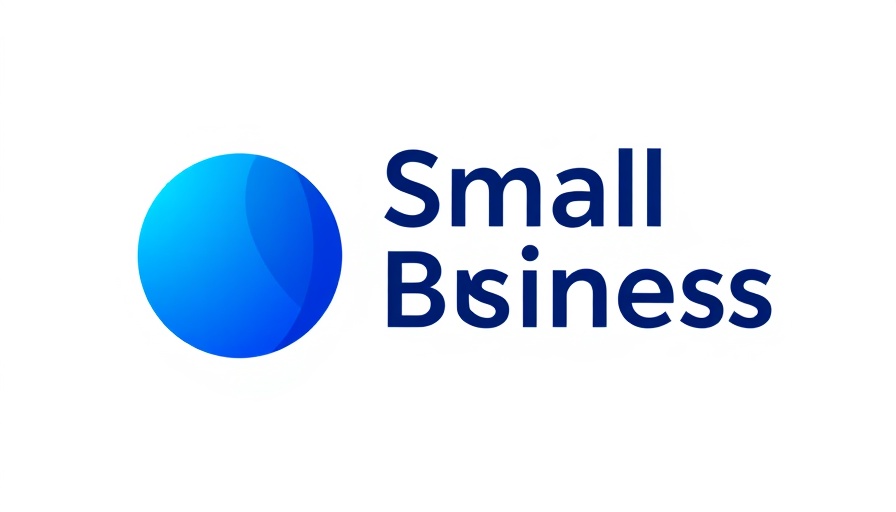 Small Business Trends logo, blue circle, gradient, bold text