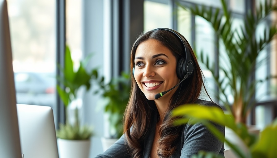 Friendly representative offering essential customer service tips.