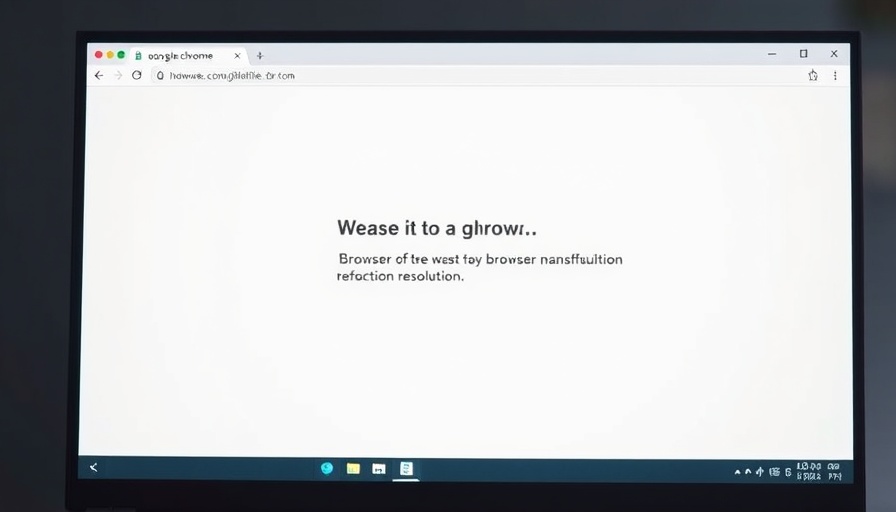 Google Chrome error message potentially linked to TikTok malware distribution.