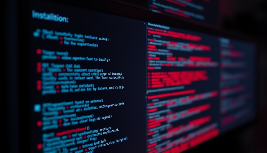 Dark-themed screens with installation and code highlighting Winos 4.0 malware.