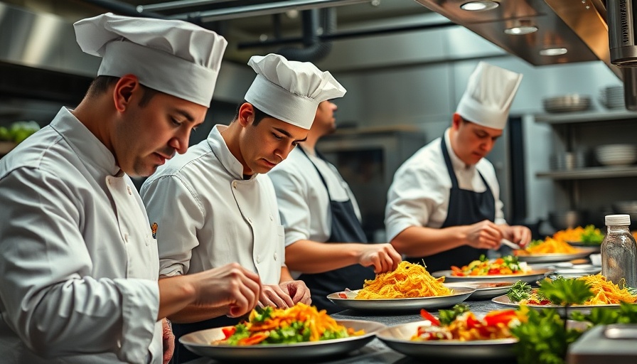 Chefs cooking in modern kitchen as value added examples for business growth.