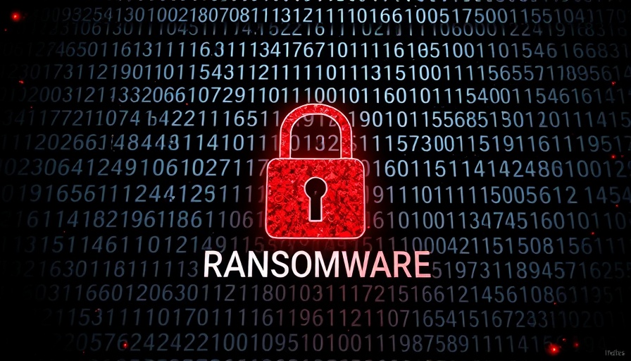 Pay2Key ransomware gang incentives depicted as red 'RANSOMWARE' over code.
