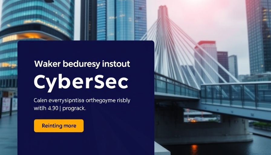 ATM network breach cybersecurity risks banner with modern bridge.