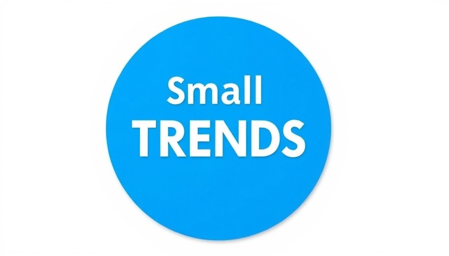 Small Business Trends logo in blue next to circle.