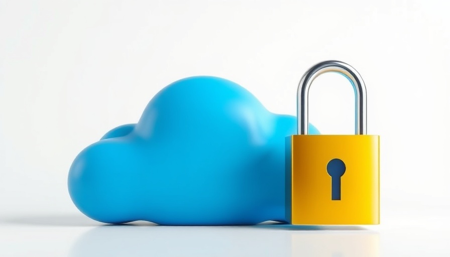 Cloud audits cybersecurity symbol, showing a blue cloud with a lock.