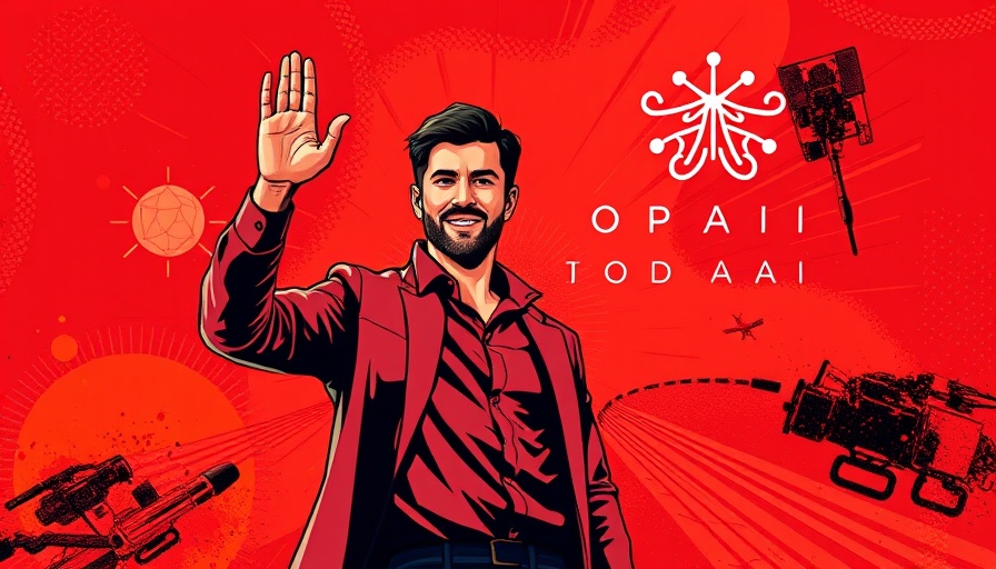 OpenAI's big deals illustration with vibrant pattern