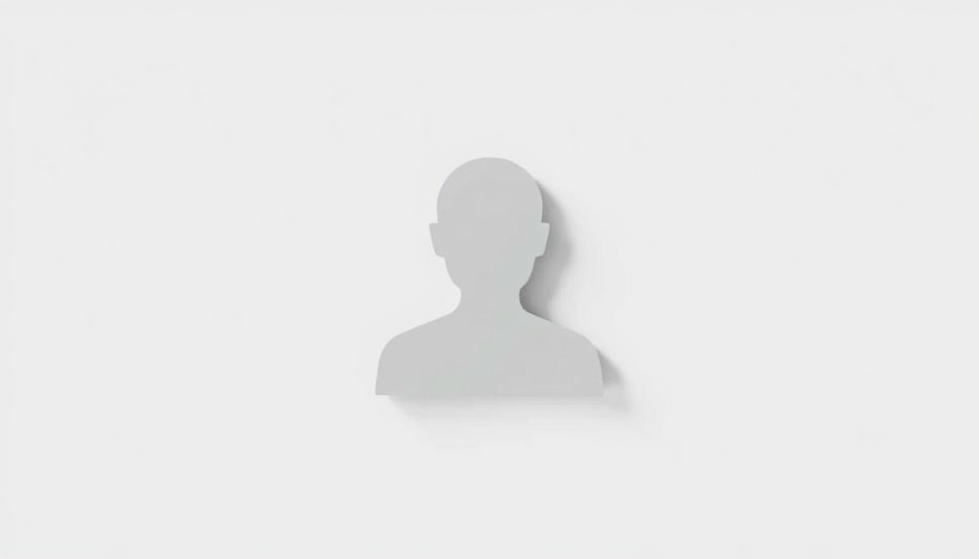 Simplistic silhouette icon representing a person