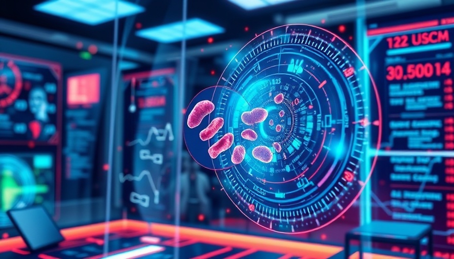 AI in leukemia diagnosis: futuristic AI analyzing data