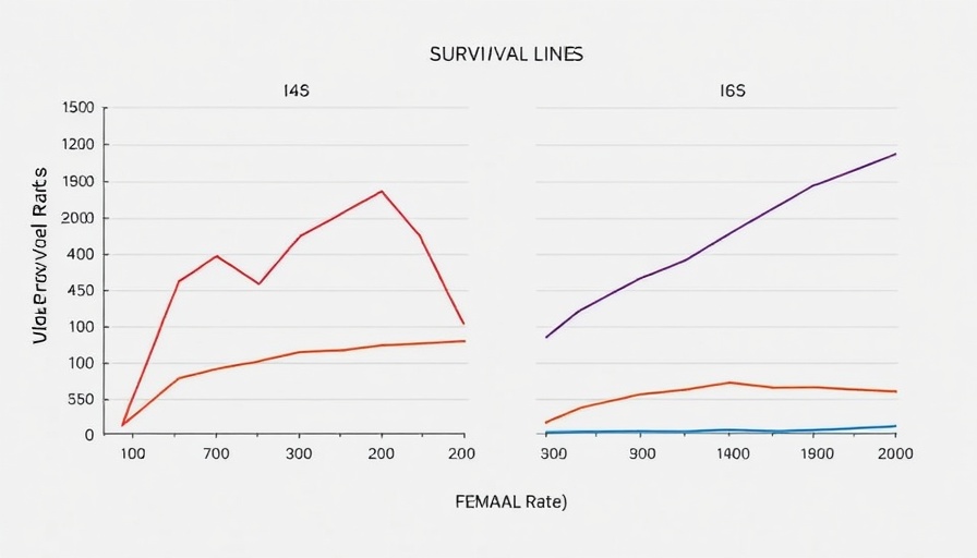 Comparative survival graphs showing longevity science data.