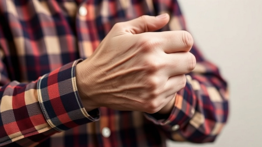 Might Meat Trigger Parkinson’s Disease: Hand with tremor supported by another hand.
