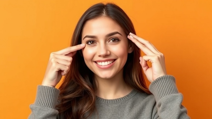 Tips for blurry eyes with two women, one examining her eye.