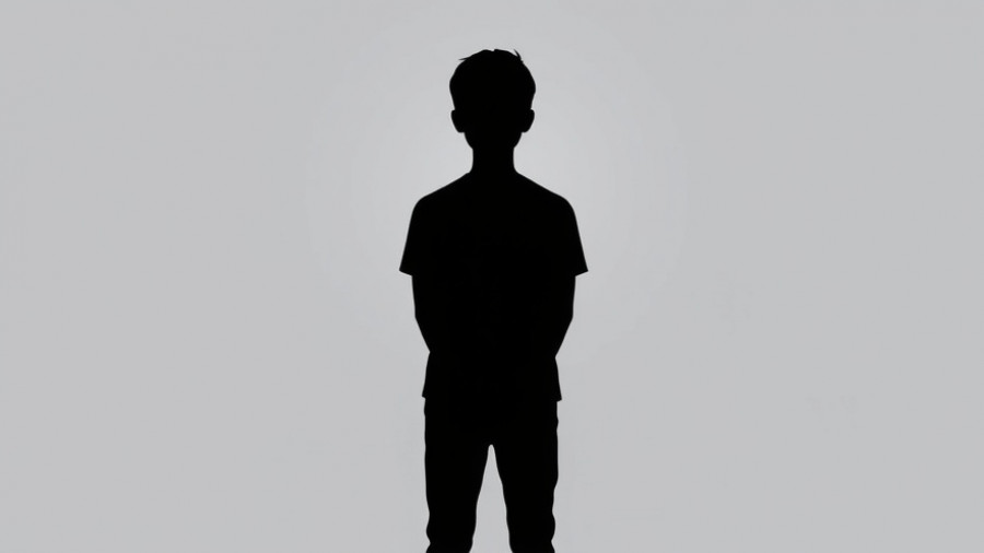 Minimalist gray silhouette icon on neutral background.