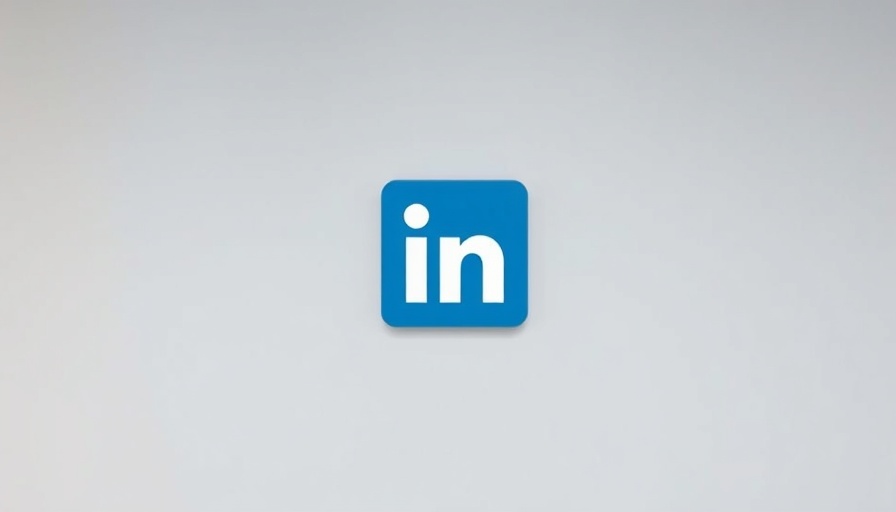 LinkedIn marketing for SMBs - plain logo on neutral background.