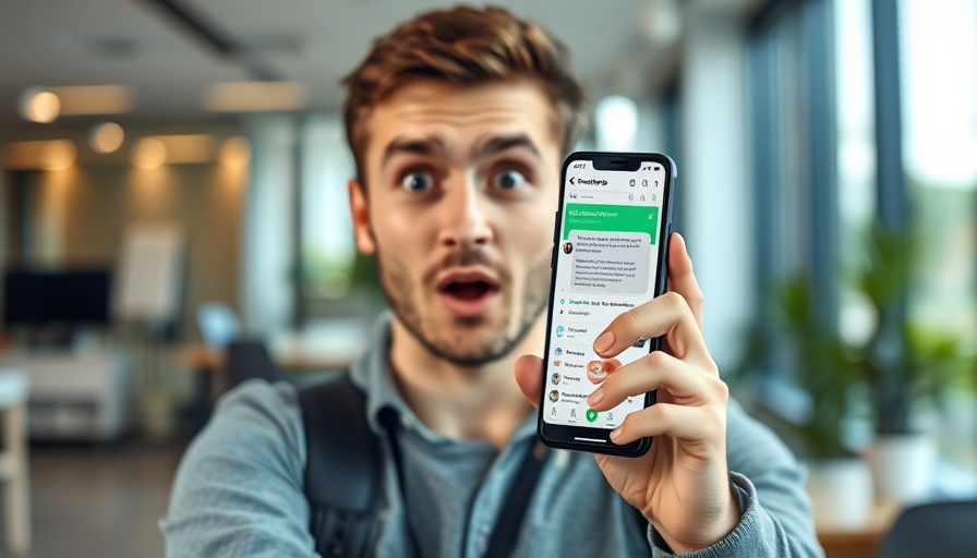 Excited young man uses smartphone for ChatGPT's Deep Research.