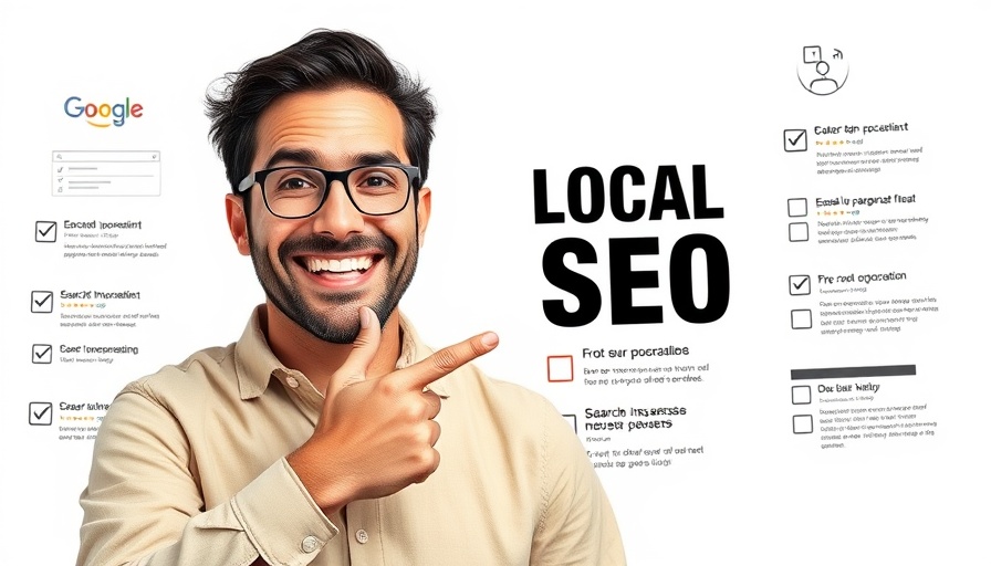 Enthusiastic guide on Local SEO tips with checklist and graphics.