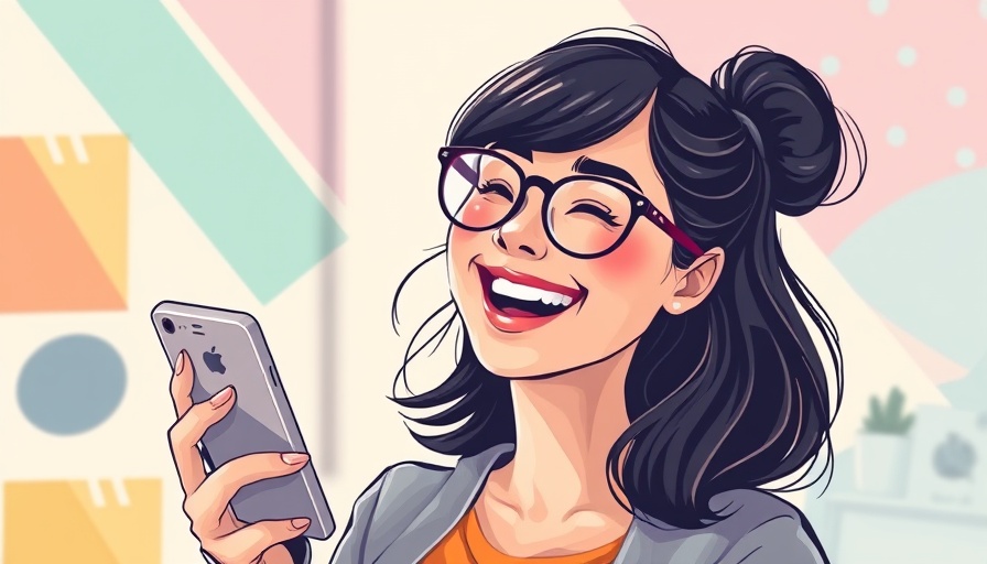 Joyful woman with phone illustrating LinkedIn growth strategies