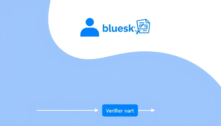 Bluesky profile verification process flowchart for businesses.