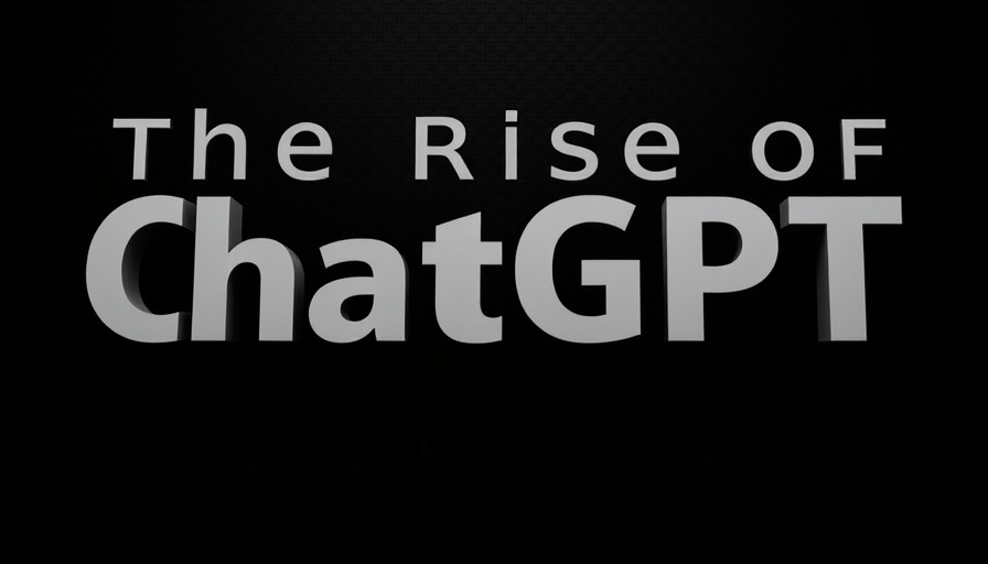 Minimalistic graphic on ChatGPT traffic rise with bold text.