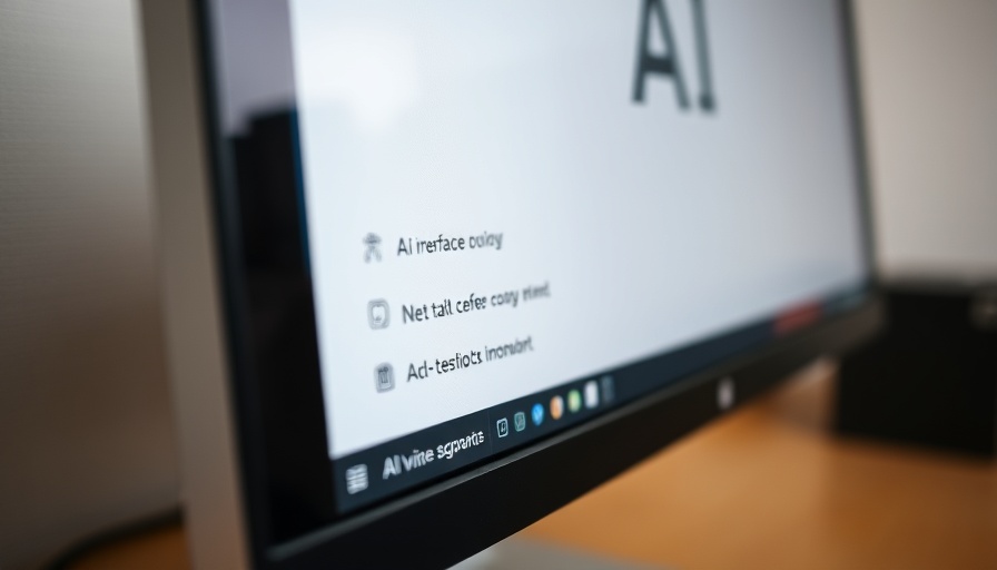 Computer screen displaying AI interface highlighting SEO importance in AI era.
