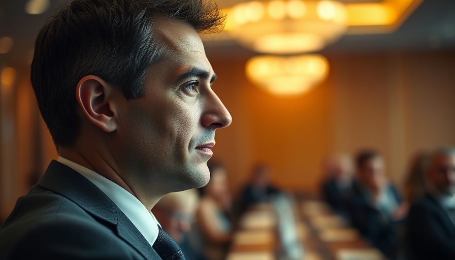 Best marketing tools for SMBs: Thoughtful businessman in a conference