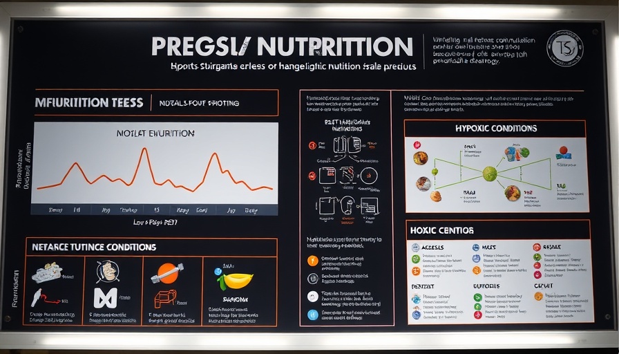 Infographic on precision nutrition in sports science, featuring metabolic changes and nutrition strategies.