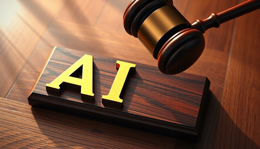 AI-generated citations penalties concept with gavel and AI letters.