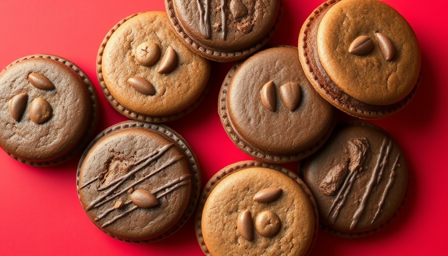 Creative cookie arrangement showcasing small business branding tips