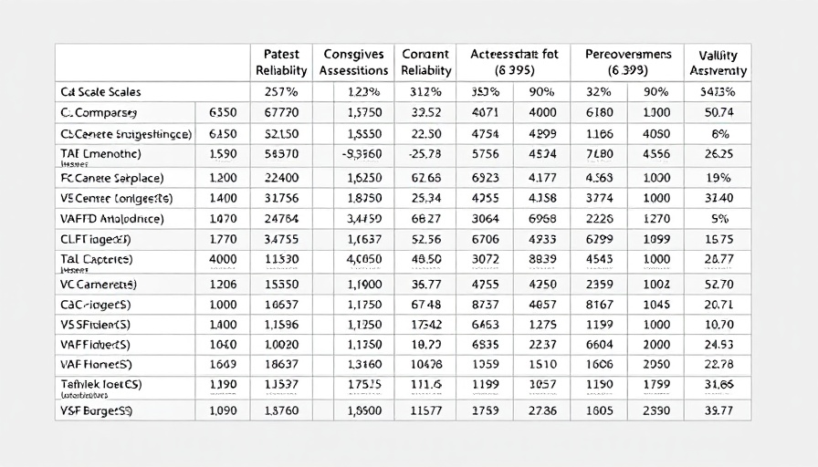 Assessment of family caregivers for the elderly scales table with consistency and sample details.