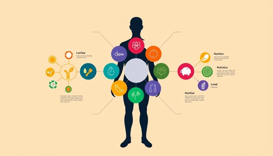 Fix low energy with science-backed nutrient strategies represented on a human silhouette.