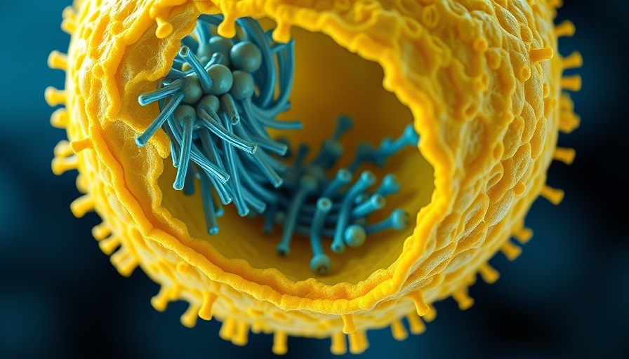 Detailed visualization of stem cell modification process.
