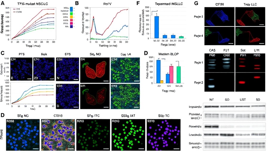 Charts and graphs depicting RG7388 effects on TP53-mutant NSCLC treatment.