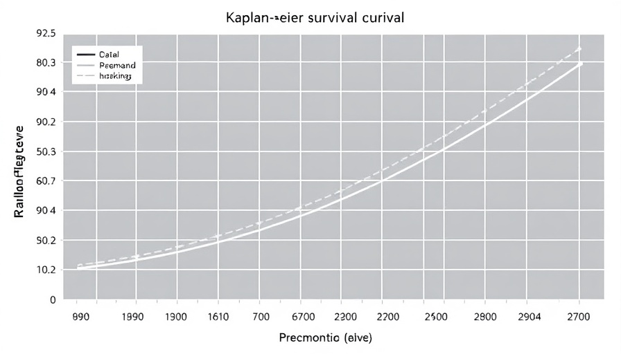 Kaplan-Meier curves in a clinical study on cough force and pneumonia risk.
